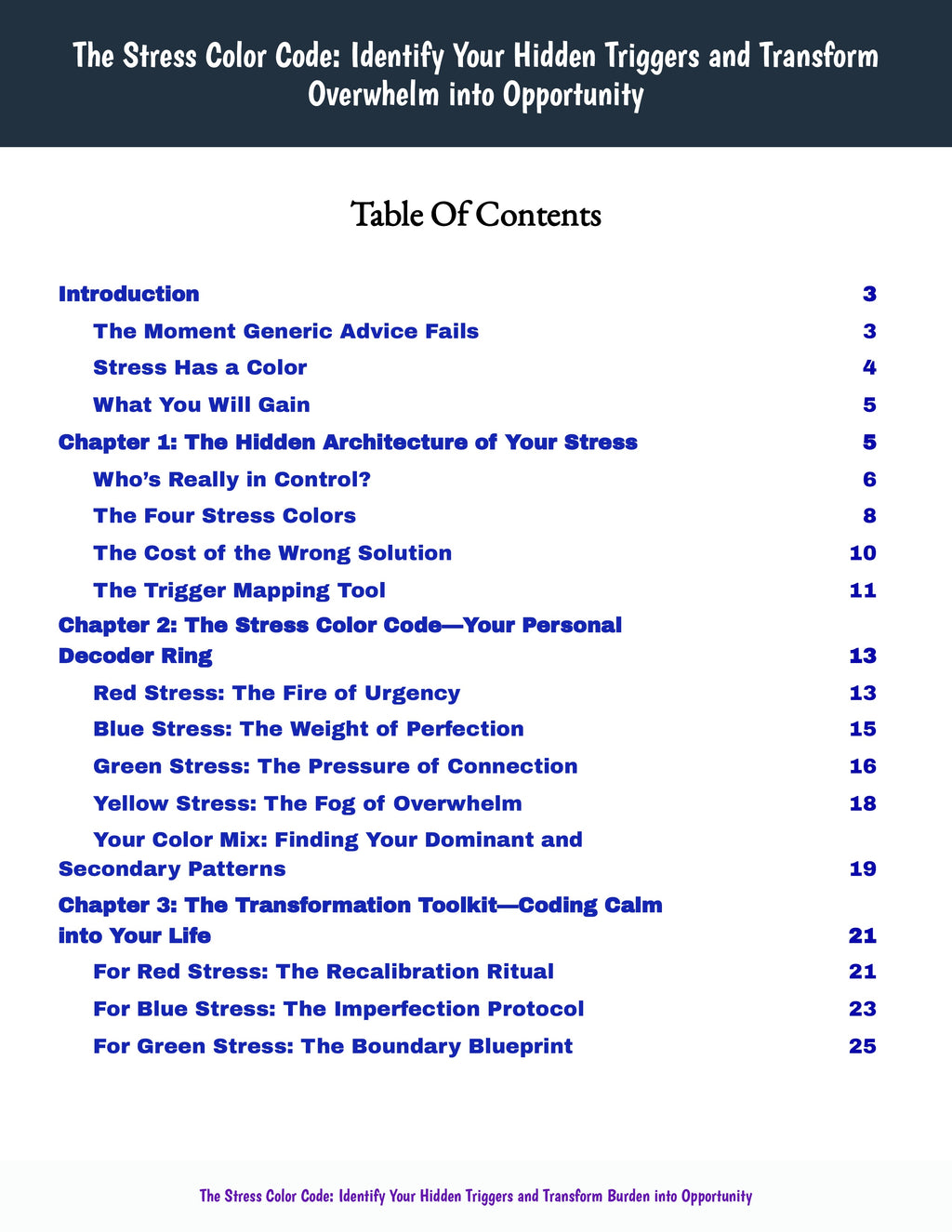 The Stress Color Code_E Book