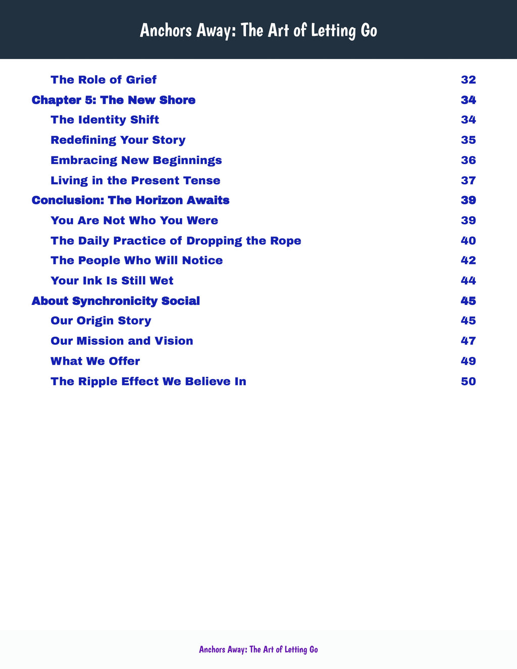 Releasing Your Past - Anchors Away_E Book